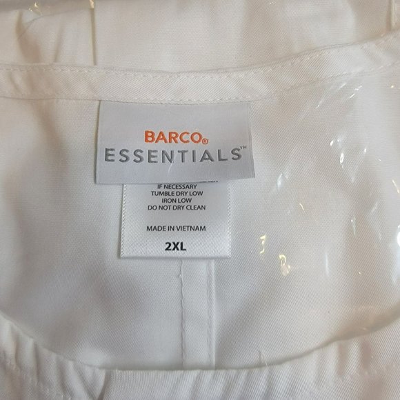 Barco Essentials Dental Lab Coat, BE006X, Unisex XXL,White, New in PKG - Picture 4 of 6
